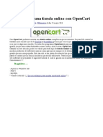 Montar Tienda Online Con Opencart