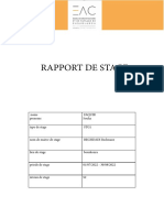 Rapport de Stage