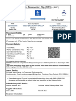 Electronic Reservation Slip (ERS) : 2516382895 15657/brahmputra Exp Sleeper Class (SL)