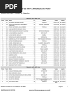 Categorias Masculino 5k