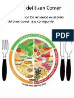 Plato Del Buen Comer para Recortar y Armar