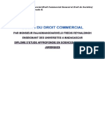 DROIT COMMERCIAL Et DROIT DES SOCIETES