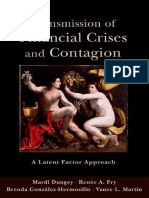 (CERF Monographs On Finance and The Economy) Mardi Dungey, Renee A. Fry, Brenda Gonzalez-Hermosillo, Vance L. Martin-Transmission of Financial Crises and Contagion - A Latent Factor Approach-Oxford Un