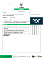 Cot Rating Sheet23