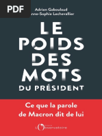 Le Poids Des Mots Du Président (Etc.)