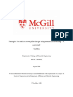 Strategies For Surface Crown Pillar Design Using Numerical Modelling - A Case Study