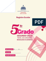 Registro 5to Grado - Academica