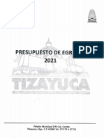 Presupuesto Egresos 2021