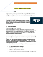 Esquema para La Elaboración de Un Proyecto de Investigación