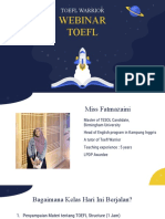 Strucure - WEBINAR TOEFL