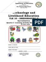 LAS Q1 WEEK3 TLE 10 Dressmaking II