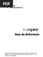 TI-Nspire Reference Guide ES