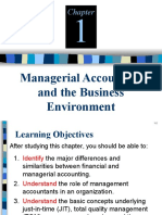 Garrison Lecture Chapter 1 - Managerial Accounting and The Business Environment