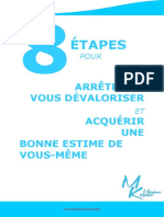 8 Etapes Pour Arreter Devaloriser Acquerir Bonne Estime