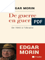 De Guerre en Guerre - Edgar MORIN