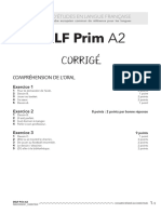 Delf Prim A2 Corrige - 220715 - 012357