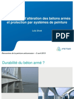 Rpa 2015 2 Mecanismes Alterations Des Betons Armes Et Protection Par Systemes de Peinture L Divet