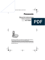 Manual de Telefono Panasonic