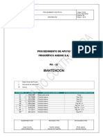 PA-02 Procedimiento de Mantención