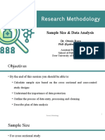 Lect9-Sample Size & Data Analysis