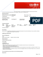 NCCLGT: Eticket Itinerary / Receipt