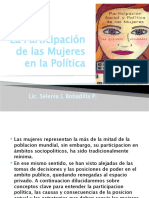 La Participación de Las Mujeres en La Política