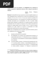 Levantamiento Del Velo Societario y Cumplimiento de La Sentencia de Condena en El Proceso Civil