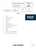 Procedimento Operacional Padrão - Pop Classificação 550 Código SQB.03.012