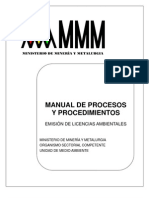 Manual Procedimientos Licencias Ambientales Bolivia