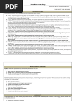 Sample Unit Plan