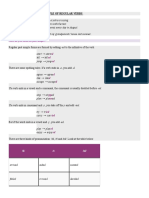 Past Simple of Regular Verbs