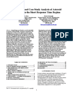 Scenario-Based Case Study Analysis of Asteroid Mitigation in The Short Response Time Regime