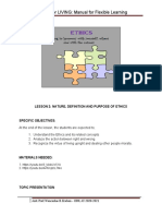 Lesson 2 Nature, Definition and Purpose of Ethics