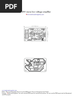 50W Mono Low Voltage Amplifier Technical Mriganka