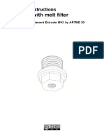 08 Nozzle With Melt Filter Assembly