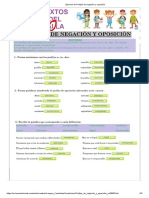 Vera.a Ejercicio de Prefijos de Negación y Oposición