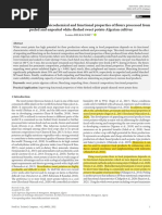 Blanching Effect On Physicochemical and Functional Properties of Flours Processed From