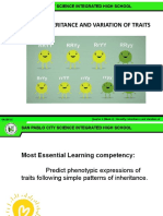 Heredity: Inheritance and Variation of Traits: San Pablo City Science Integrated High School