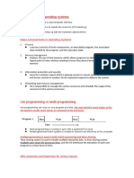 Core Function of Operating Systems