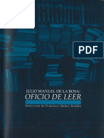 Julio Manuel de La Rosa Oficio de Leer 1