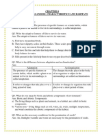 Chapter-9 The Living Organisms-Characteristics and Habitats Question Bank - 1