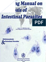 World Health Organization - Training Manual On Diagnosis of Intestinal Parasites - Tutor's Guide-Stationery