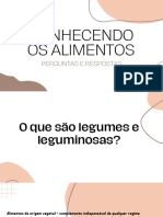 Revisão 4 - Conhecendo Os Alimentos - LEGUMES E LEGUMINOSAS