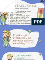 Copia de El Sistema de Evaluación y Sus Recursos Teóricos - Metodológicos