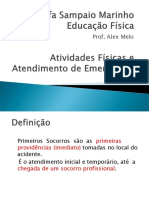 Primeiros Socorros em Educação Física