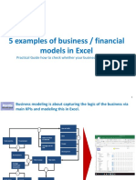 5 Examples of Business-Financial Models in Excel