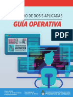 Guía Operativa Registro de Dosis Aplicadas