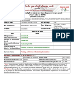 Application Form Status Details