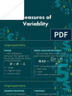 Measures of Variability 32729