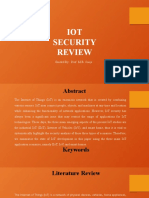 IOT Security Review: Guided By: Prof. M.B. Sonje